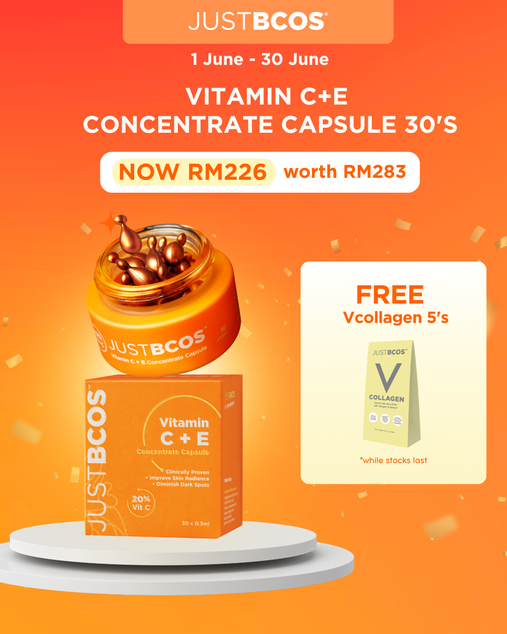 Vitamin C+E Concentrate Capsule 30's