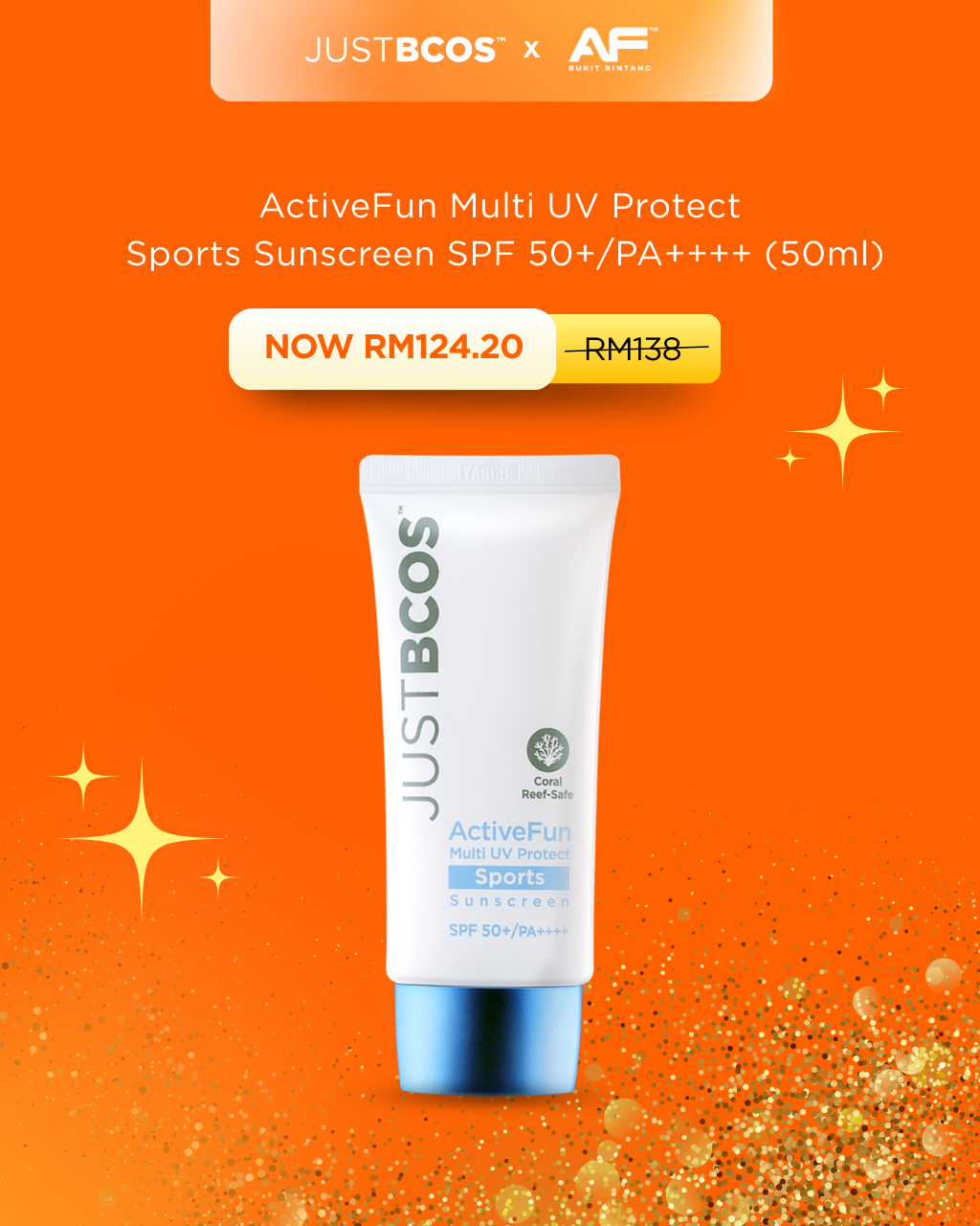 Clearance (EXP July 2026) ActiveFun Multi UV Protect Sports Sunscreen ...